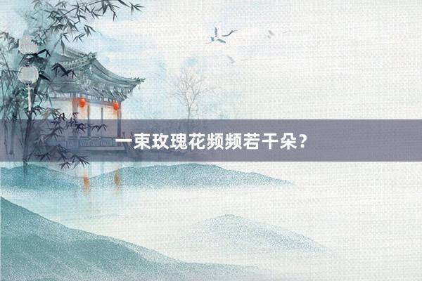 一束玫瑰花频频若干朵？